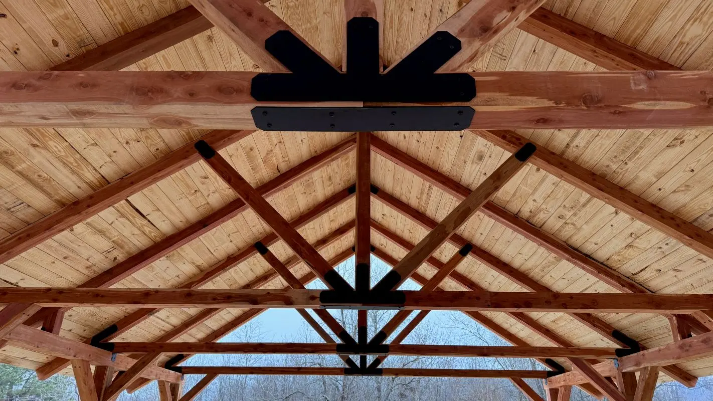 Eastern Red Cedar timber pavilion kit