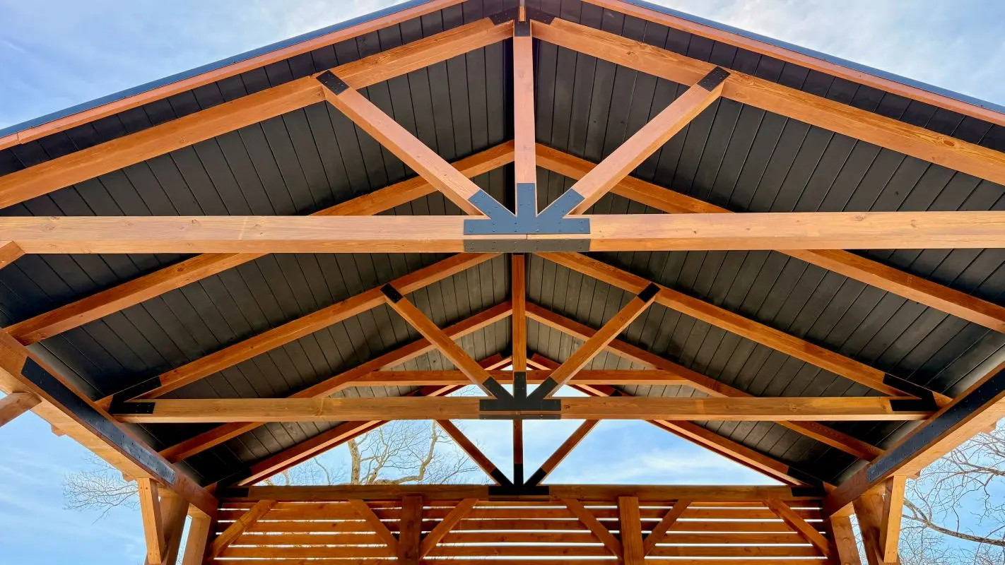 Pressure Treated Pine timber pavilion kit