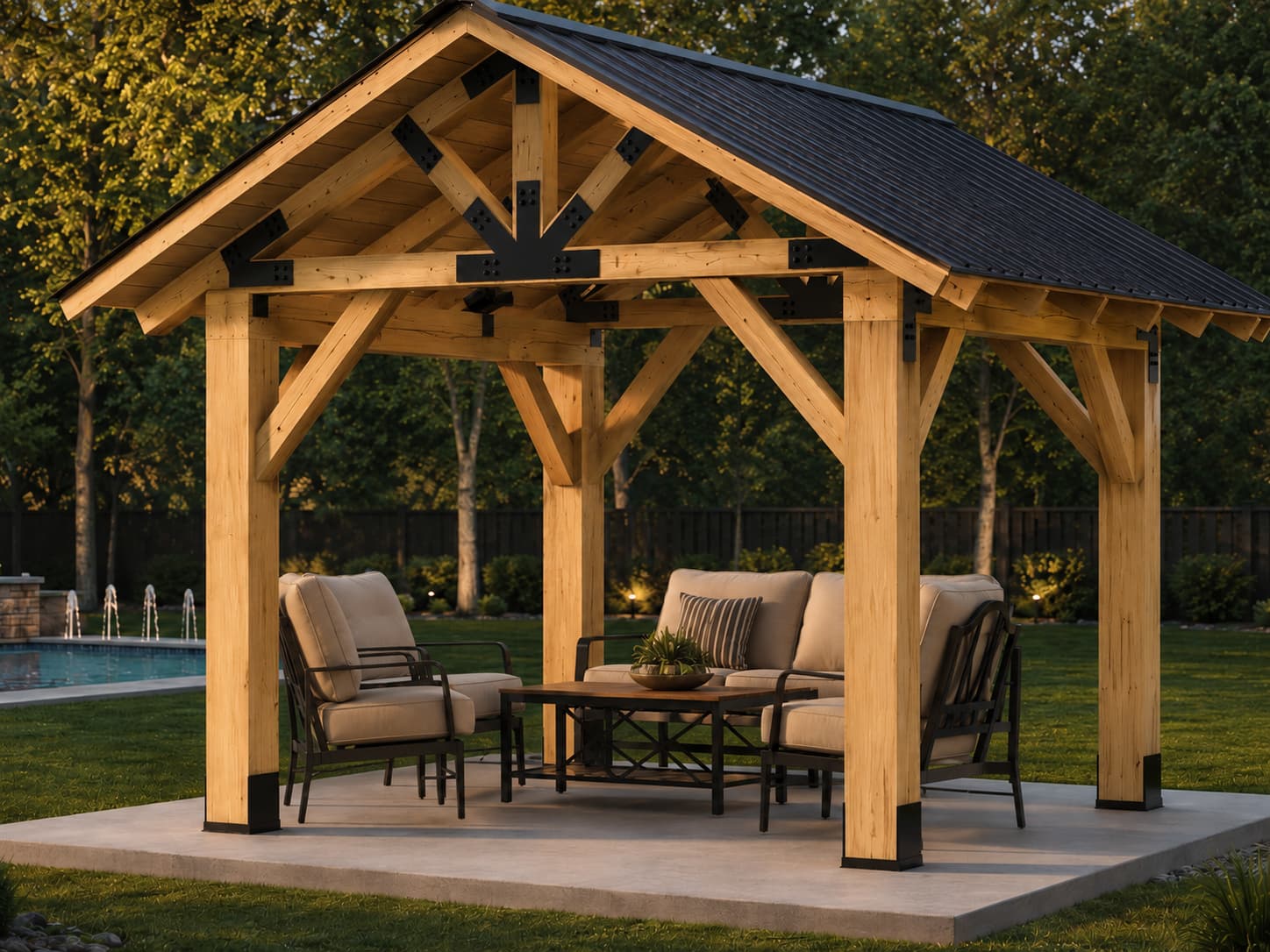 The Cornerstone timber pavilion