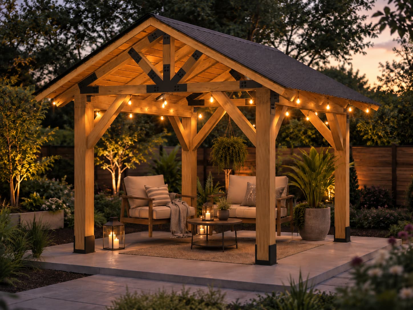The Nook timber pavilion