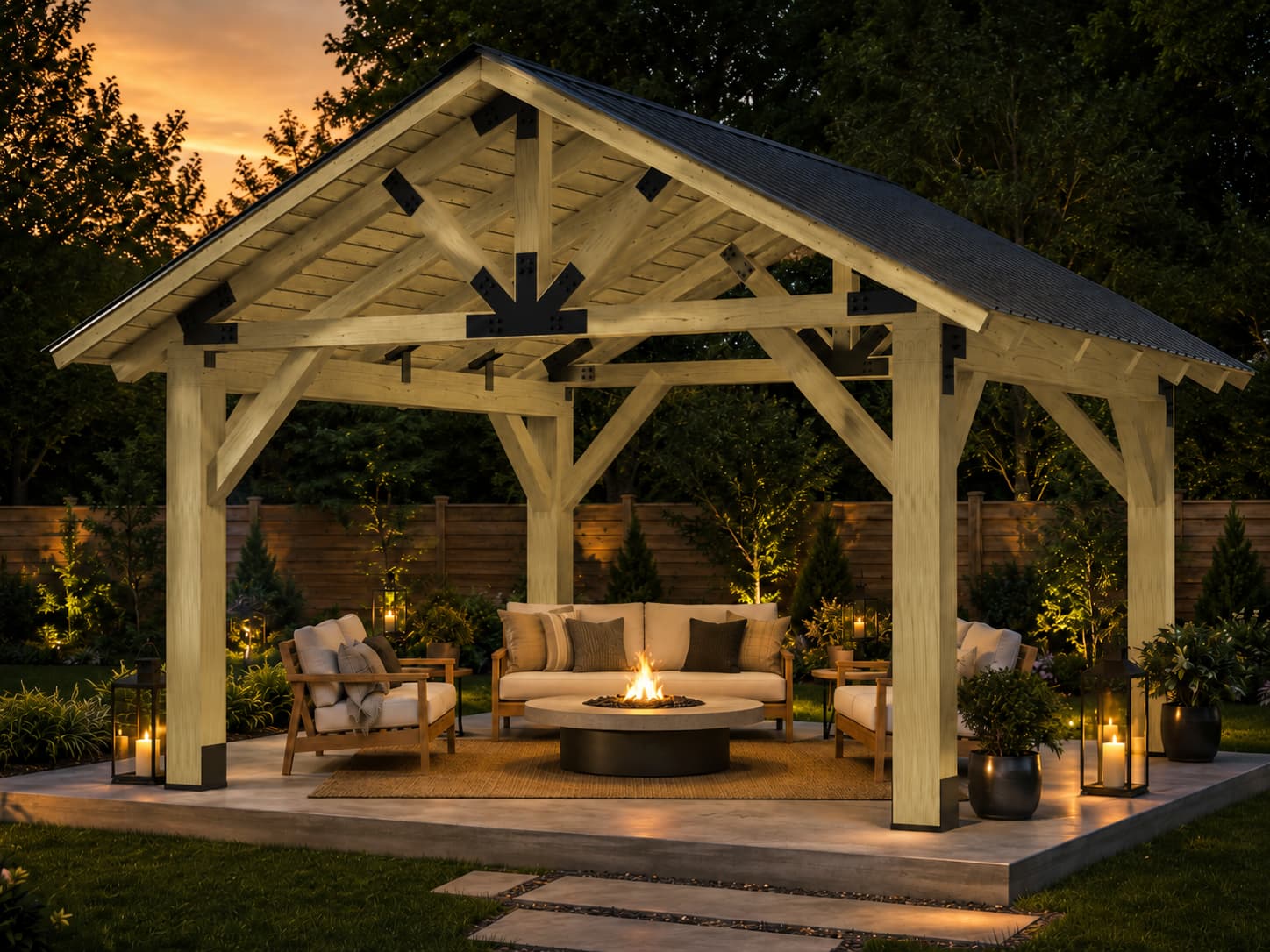 The Centerpiece timber pavilion