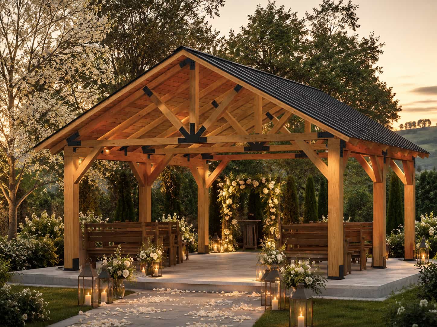 The Chapel timber pavilion