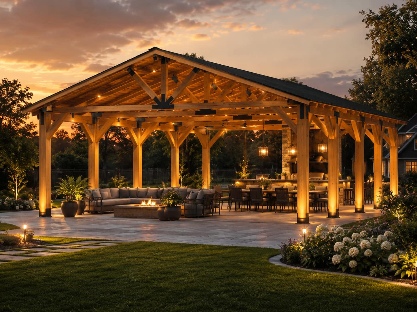 The Grand Pavilion timber pavilion